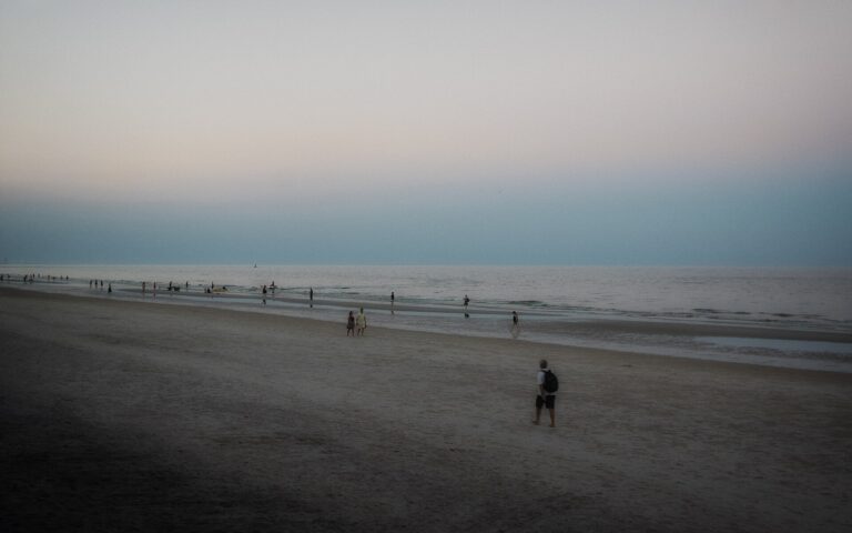 Hua Hin Beach at dusk