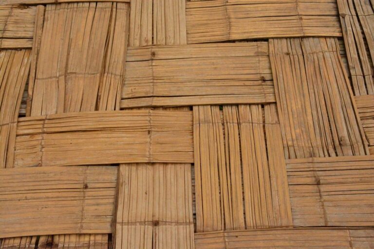 Hand-woven bamboo